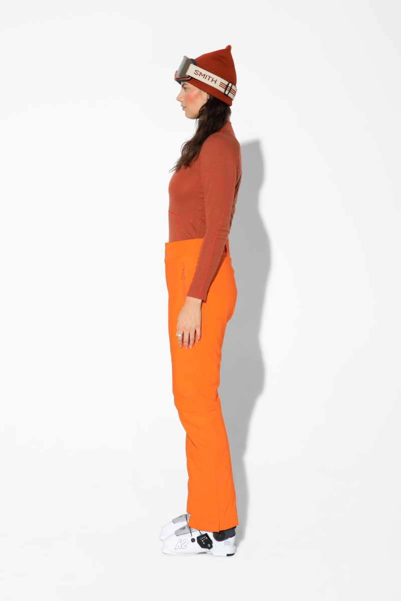 Alessandra Pant - Short Length - Flame Orange