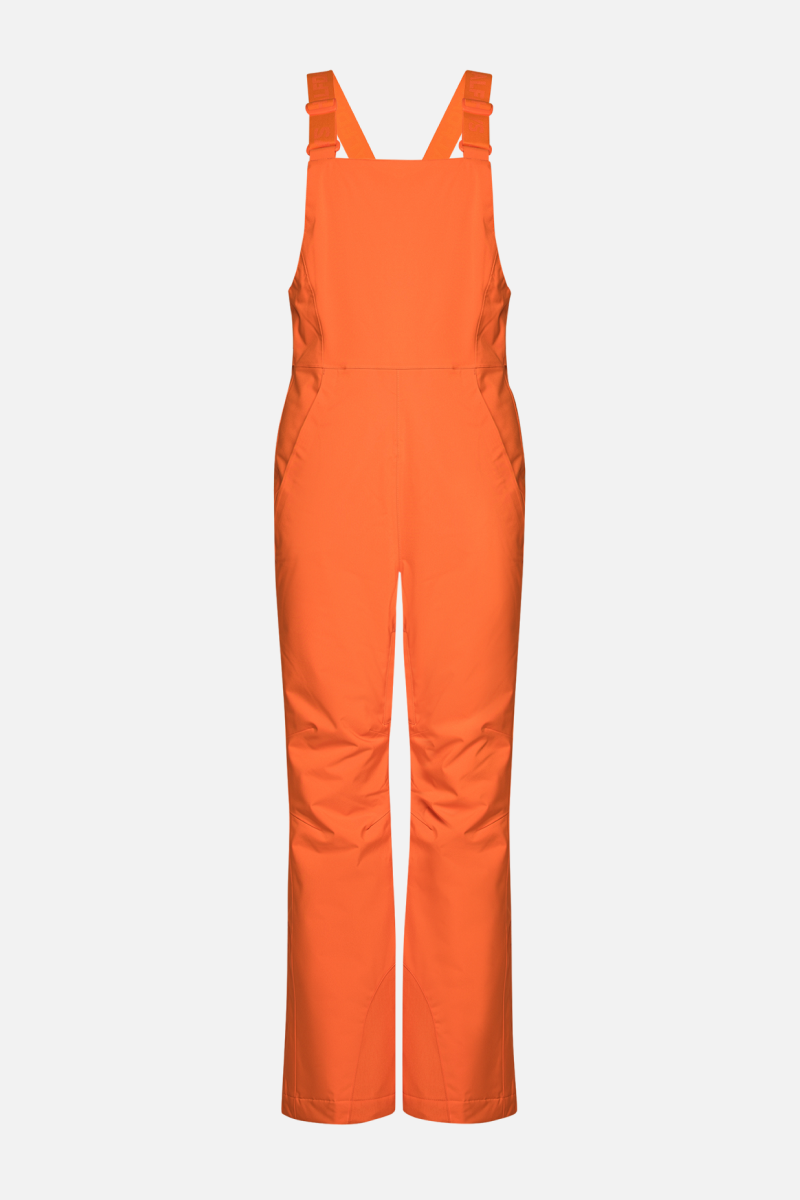 Carson Bib Pant - Short Length - Flame Orange