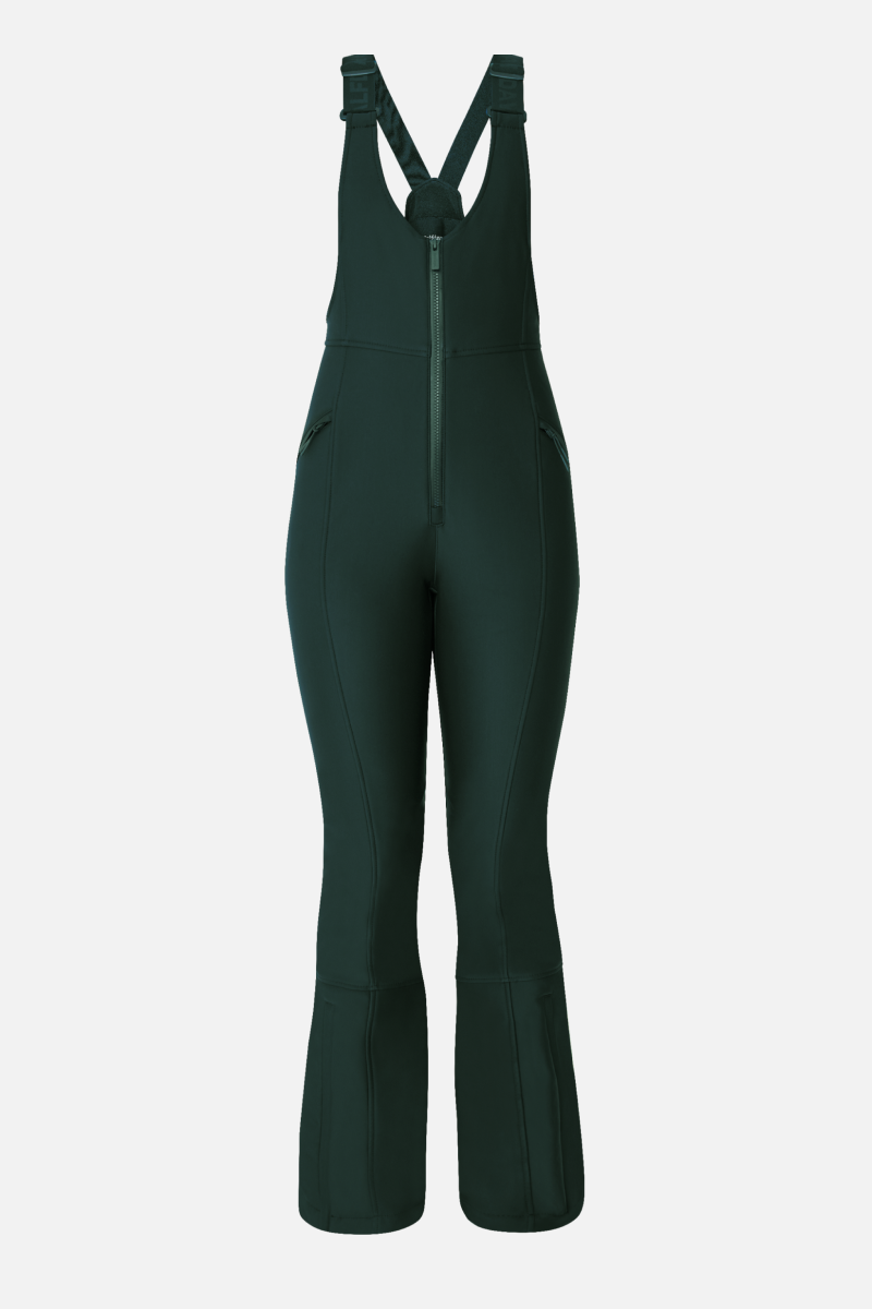 Isabel Soft Shell Bib Pant - Short Length - Alpine Green