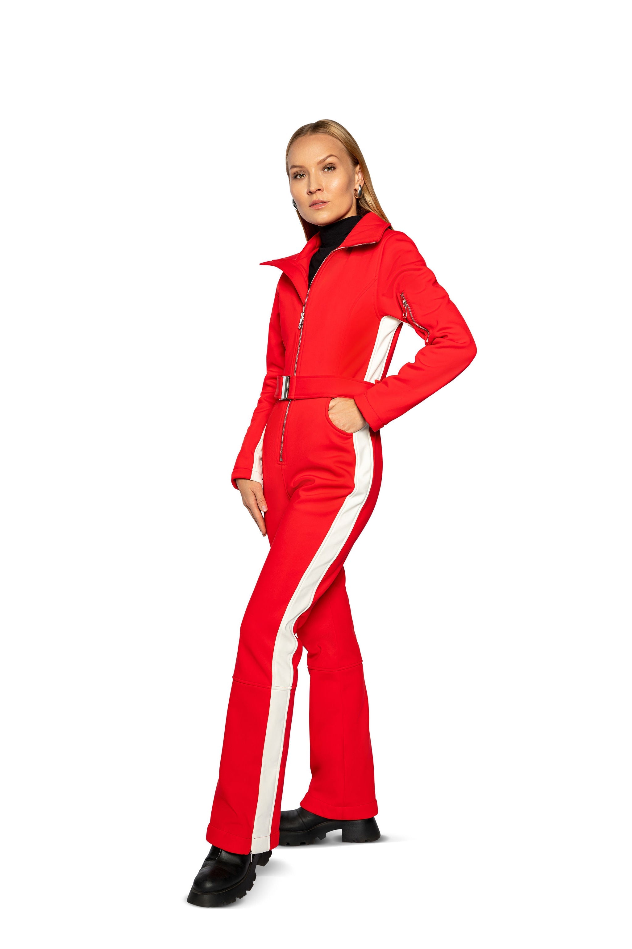 SIREN SKI SUIT - SIREN RED