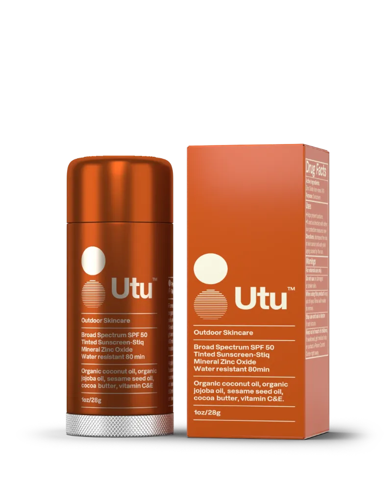SPF50 Stick  Clean Mineral Sunscreen  Vit C+E  Jojoba and Sesame Oil   Lightly Tinted